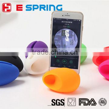 Egg Silicone Horn Amplifier Music Speaker Holder Stand For iPhone 6/6 Plus