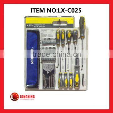 Factory Supply best selling promotion 43 pcs multi-function screwdrivers set