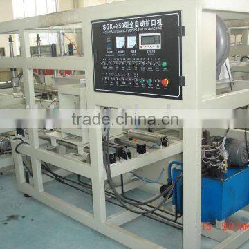 PVC tube belling machine