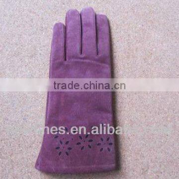 gloves,pig suede leather glove,fashion glove,ladies gloves