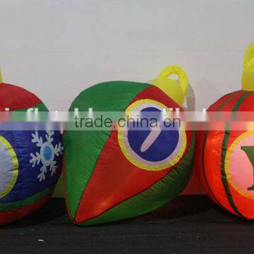 inflatable christmas balls joy outdoor LED2016 top sale