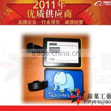 Customized pvc cheap luggage tag for Promotional Gifts