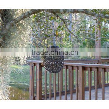 Rattan Led Solar Bamboo Lantern Garden Lantern Light photo-2