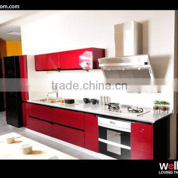 Lastest MDF Lacquer Kitchen Furniture for 2014 Newest Kitchen Set