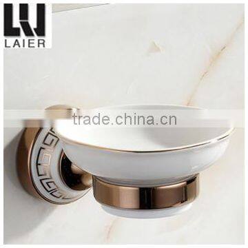 2015 new design ceramic bathroom accessories set soap holder 11839