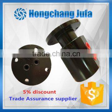 Metric thread Flange End 2 passages Hydraulic Rotary Joint