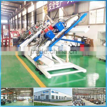 Pvc windows fabrication machine of CNC vertical 4 point welding machine