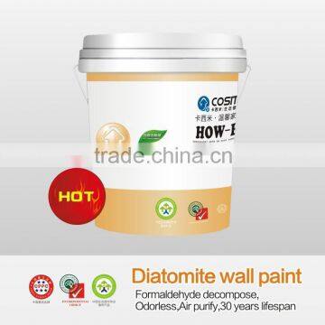 Diatomaceous earth wall paint,Alternative to latex paint,100% eco-friendly