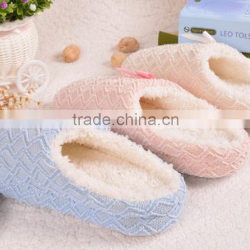 winter warm indoor shoes with embroidery