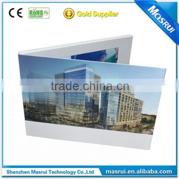 e paper video display ,e paper advertising video brochure card