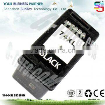 Wholesale Printer Ink Cartridge Compatible CB336WN 74XL for Deskjet 4300 series HP Deskjet D4360 Printer