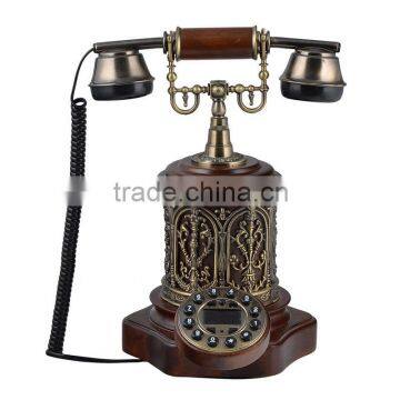 old antiques corded telephone phone for home or hotel