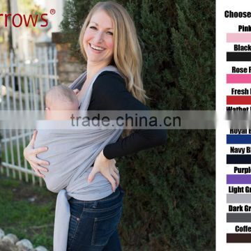 Custom Baby Wrap / Baby Sling / Baby Carrier 95% Natural Cotton + 5% Spandex