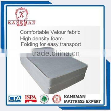 Vacuum packing Portable folding memory foam mattress