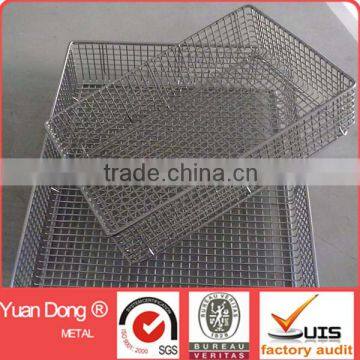 stainless steel cleaning basket / washing tray cages