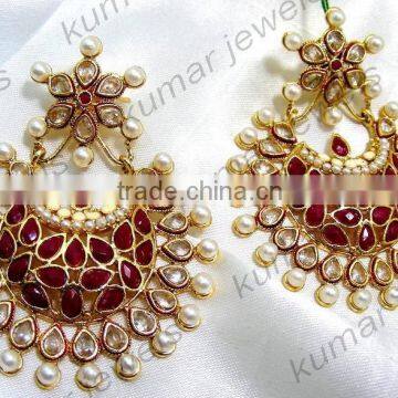 Ruby Polki Earrings