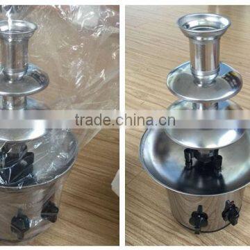 high quality and low prices Homehold china factory supply 3 layers chocolate fondue fountain for sale