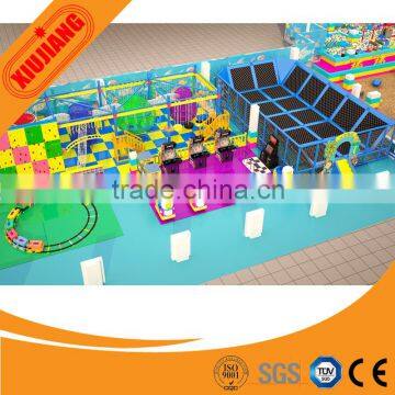 Kids Entertaiment Gymnastic Play Zone Theme Park, Indoor Trampoline Park