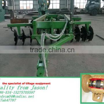 trailed wheel disc harrow, with oil bath bearings,tractor implement wholesale