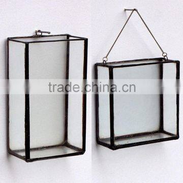 Glass Geometrical Box, Storage Box, Glass Box, Display Box, Wall Hanging Box, Jeweler Box, Glass Wall art, Wall Decor