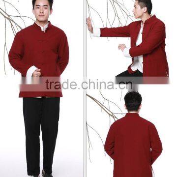 Traditional Chinese Garments Double-dick Coat for Kungfu/Taiji Meditation Menwear Colorful Retail & Wholesale photo-3