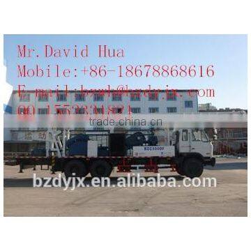 BZC350DF truck mounted drilling rig export of Mozambique drought