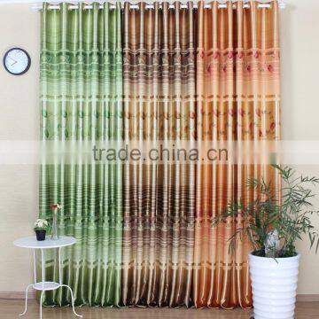 2016 summer color blackout curtain ,luxury polyester fabric twill for living room