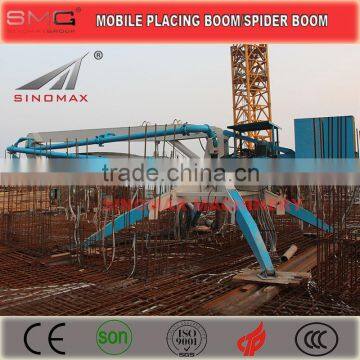 HOT! 13/15/17/18m Hydraulic Mobile Concrete Placing Boom, Concrete Distributor, Placer Booms, Manufacturer for OEM/ODM
