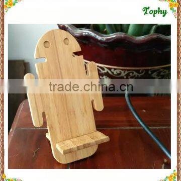 Mobile phone wood holder stand,bamboo wooden mobile phone stand