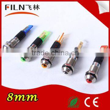 filn 8mm 6vdc 220 volt led indicator lights new design terminal