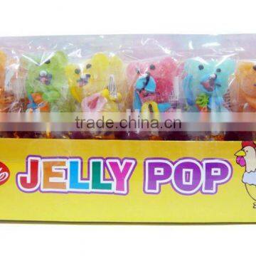 Cute Animal Shaped Mix Fruit Soft Jelly Pop Candy