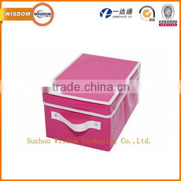 foldable printed non-woven storage bin