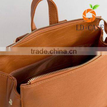 Womens Ladies Girls High Quality PU Leather Travel Backpack photo-4