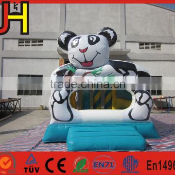 Latest design Inflatable panda bounce house For Sale/ panda bouncer for kids