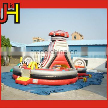 Car inflatable obstacle courses/water obstacle slide for sale