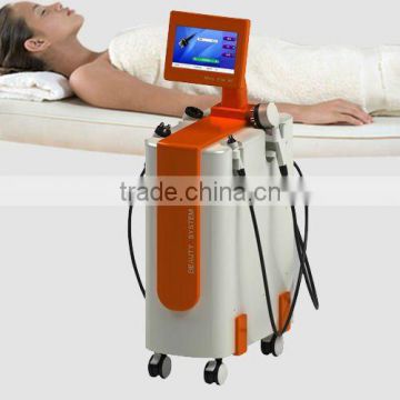 Multipolar rf vacuum suction skin tightening machine