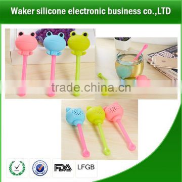 custom wholesale silicone tea infuser