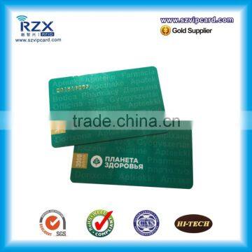 13.56Mhz HF chip plastic rfid access card for attendance system