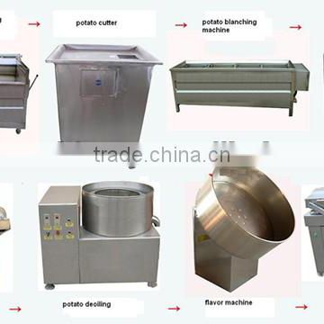 high quality Small scale potato chips production line with capacity of 30kg/h