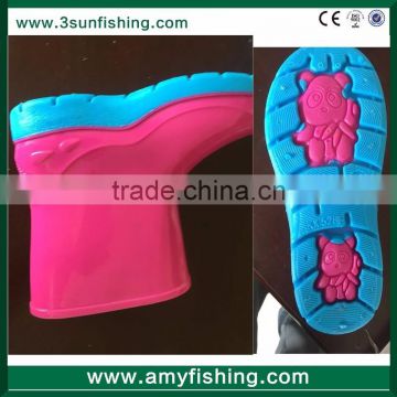 Kids PVC material fishing boots for children