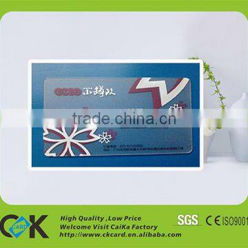 Fashion High Quality Transparent Clear Plastic Membership Cards photo-2