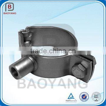 OEM cnc galvanized stainless steel saddle pipe clamps