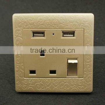 Electric Wall Switch and Socket Outlet Usb Plug Wall Socket