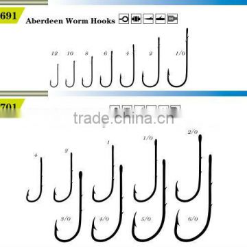 Aberdeen worm high quality fishing hooks wholesale