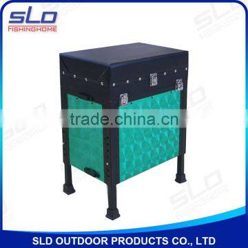 fishing tackle aluminum stool Fishing Seat case with adjustor leg