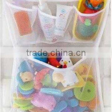 Mesh Hanging Shower Portable Quick Dry Bath Accessory Organizer With Many Pockets photo-3