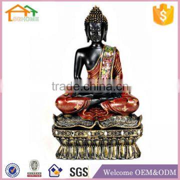 Factory Custom made best home decoration gift polyresin resin buddha statue thailand