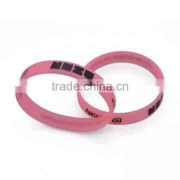 Wholesale custom logo print silicone bracelet usb