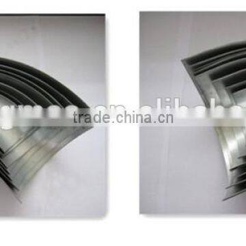 Pressed bends halves ventilation air duct