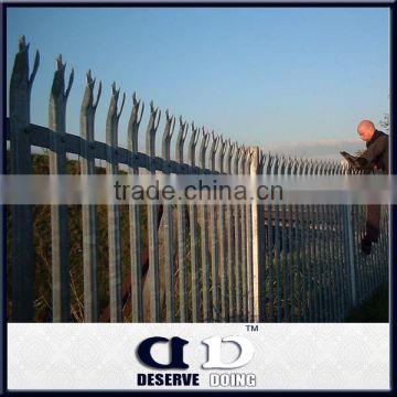 Galvanized sharp steel fencing